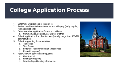 College Application 